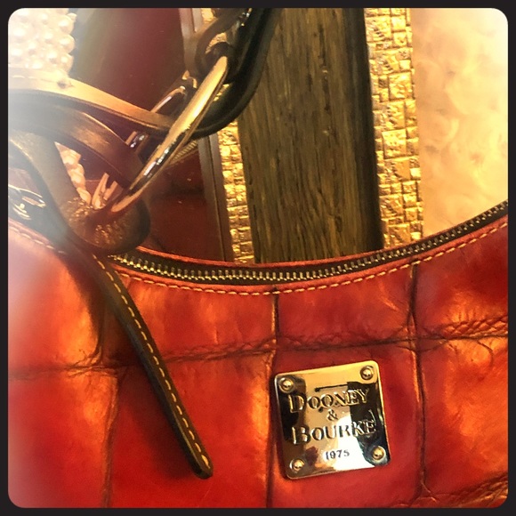 Dooney and Bourke croc shoulder bag